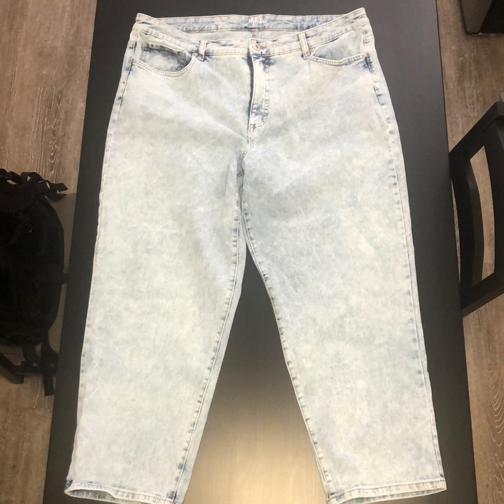 Style & Co Plus Mom Jeans